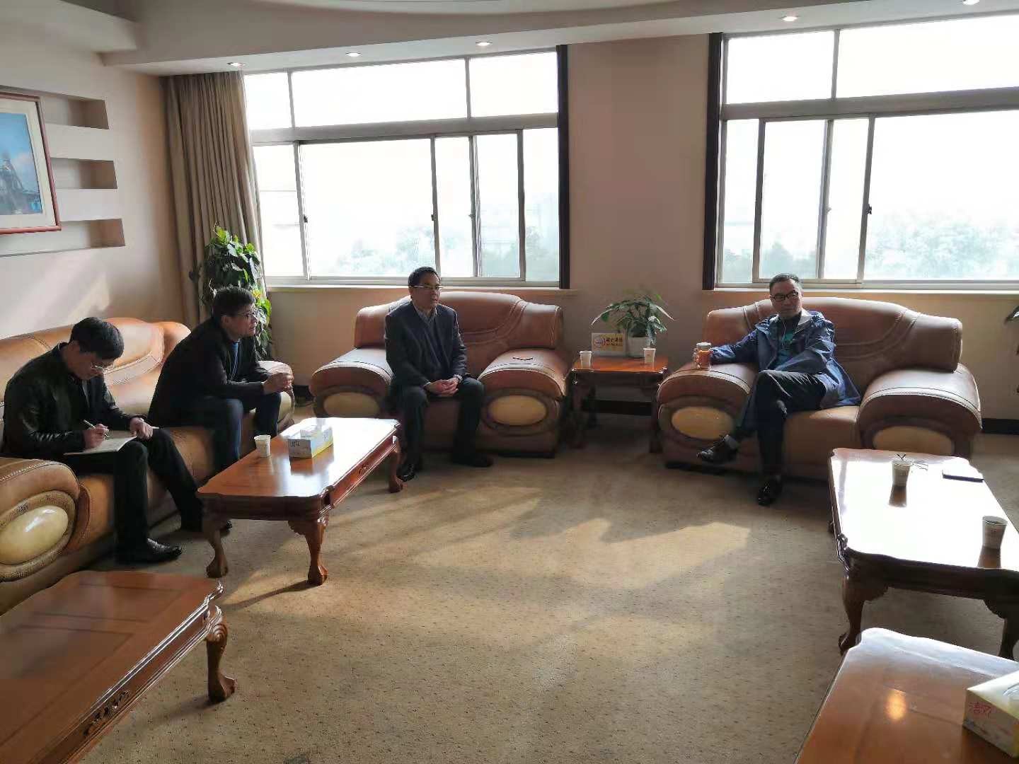 集團(tuán)公司副總經(jīng)理徐旭陽(yáng)一行赴杭鋼集團(tuán)交流考察