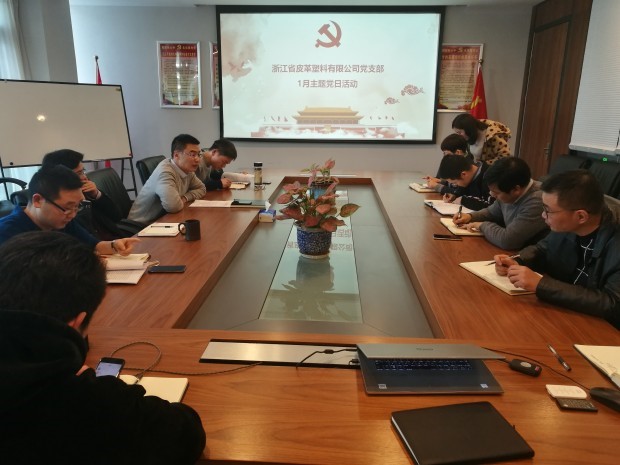 皮塑公司召開學(xué)習(xí)集團(tuán)黨代會(huì)精神主題黨日活動(dòng)