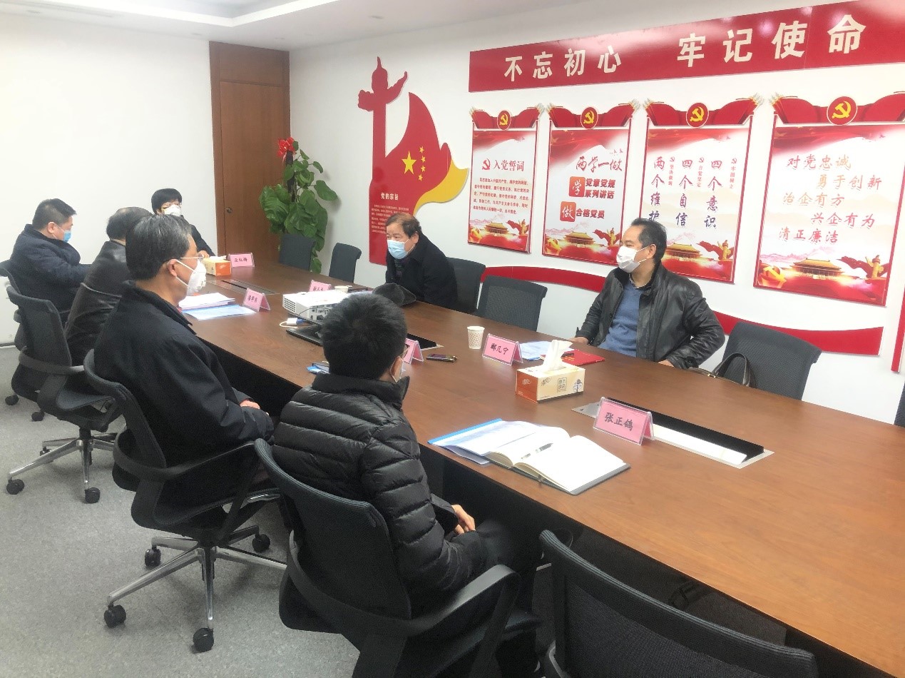 集團公司黨委委員、副總經(jīng)理酈幾寧行赴廣杰公司調(diào)研 